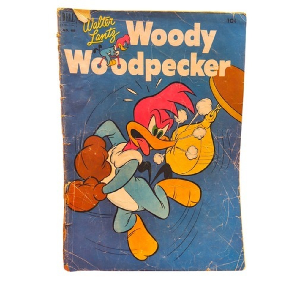 1952 Dell Four Color Comics Walter Lantz Woody Woodpecker #405 Boxing Comic Book